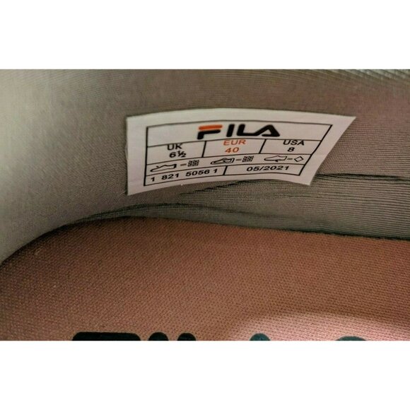 New FILA Women 2 Tone Sneakers Knit Upper Foam Lace Up 2021 Model USA 8; EUR 40 - Picture 6 of 8